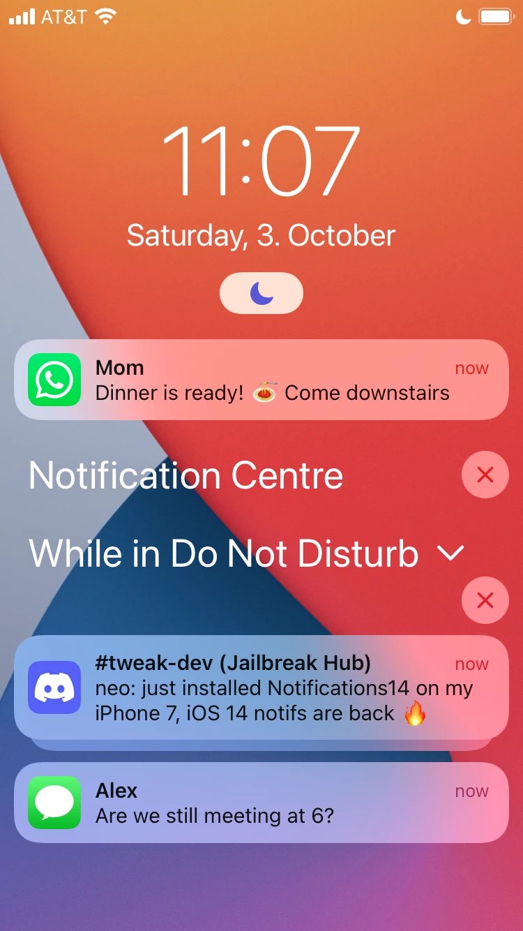 Without (iOS 15)